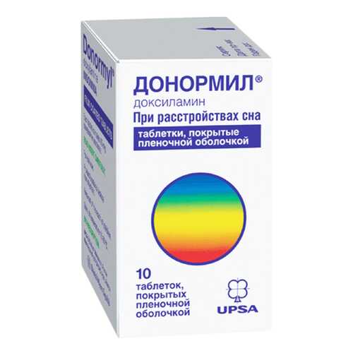 Донормил таблетки, покрытые пленочной оболочкой 15 мг №10 в Доктор Столетов