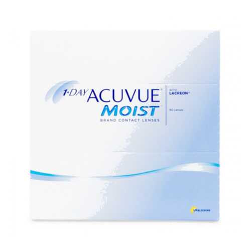 Контактные линзы 1-Day Acuvue Moist 90 линз R 8,5 -0,50 в Доктор Столетов