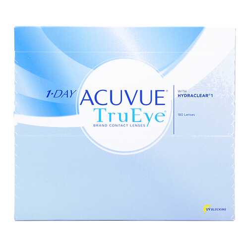 Контактные линзы 1-Day Acuvue TruEye 180 линз R 8,5 -0,75 в Доктор Столетов