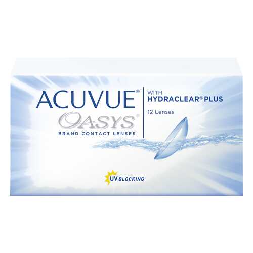 Контактные линзы Acuvue Oasys with Hydraclear Plus 12 линз R 8,4 -2,50 в Доктор Столетов