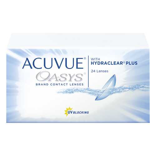 Контактные линзы Acuvue Oasys with Hydraclear Plus 24 линзы R 8,4 -1,25 в Доктор Столетов