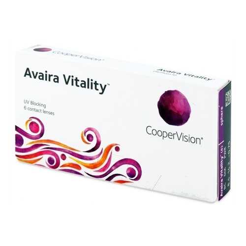 Контактные линзы Avaira Vitality 6 линз -2,0 в Доктор Столетов