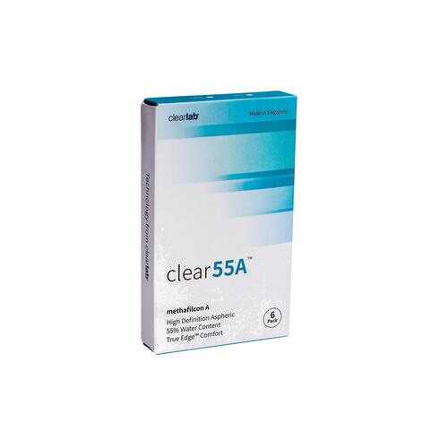 Контактные линзы ClearLab Clear 55 A 6 линз R 8.7 -00,50 в Доктор Столетов