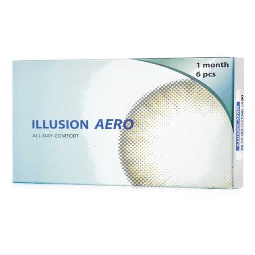 Контактные линзы ILLUSION Aero 6 линз R 8.6 -0.5D в Доктор Столетов