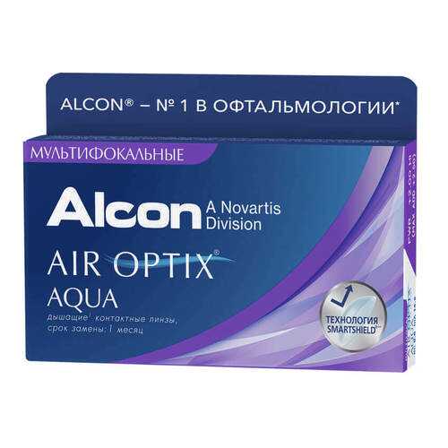 Контактные линзы Air Optix Aqua Multifocal 3 линзы high -0,50 в Доктор Столетов