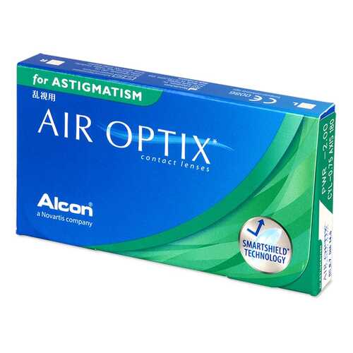 Контактные линзы Air Optix for Astigmatism 3 линзы R 8,7 -1,50/-2,25/90 в Доктор Столетов