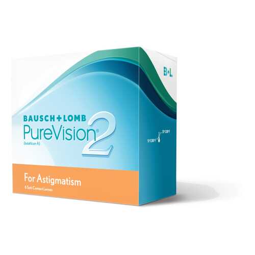 Контактные линзы PureVision 2 for Astigmatism 3 линзы -2,50/-2,25/170 в Доктор Столетов