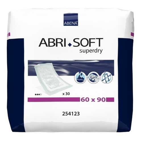 Впитывающие пеленки, 90x60 см, 30 шт. Abena Abri-Soft Superdry в Доктор Столетов