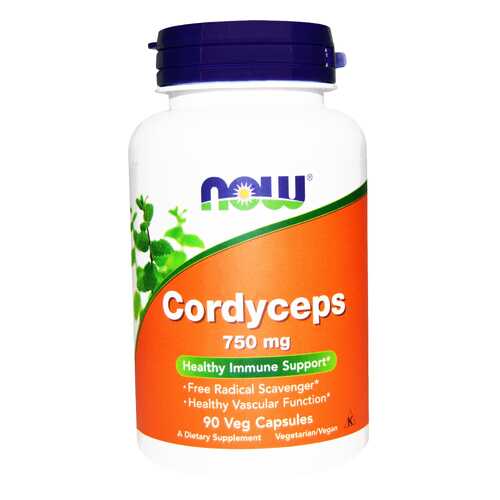 Добавка для иммунитета NOW Cordyceps 90 капс. в Доктор Столетов