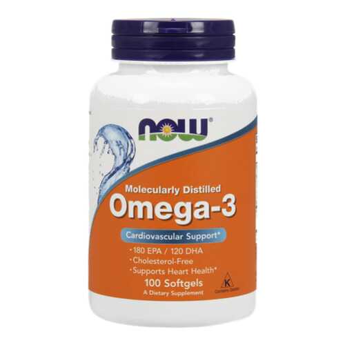 NOW Omega-3 1000 100 капсул в Доктор Столетов