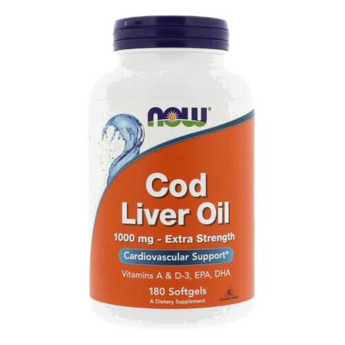 Omega 3 NOW Cod Liver Oil 180 капс. в Доктор Столетов