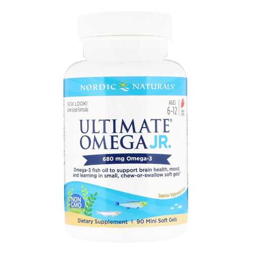 Ultimate Omega Junior Nordic Naturals 680 мг мини-капсулы 90 шт. в Доктор Столетов